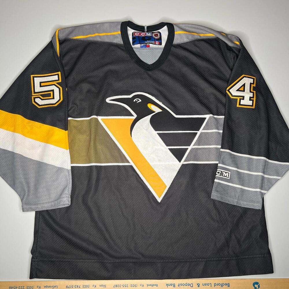 Vintage CCM NHL Pittsburgh Penguins Jersey Allen #54 XL Made in Canada Mens‎